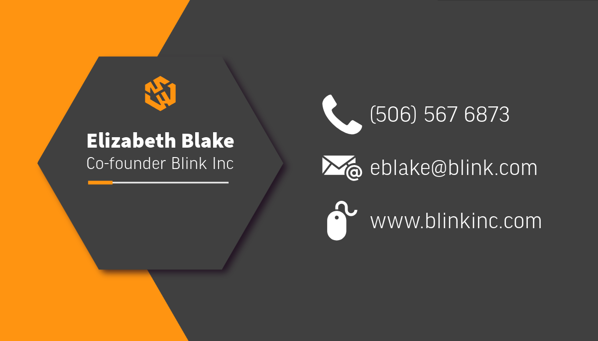 Elizabeth Business Card Design