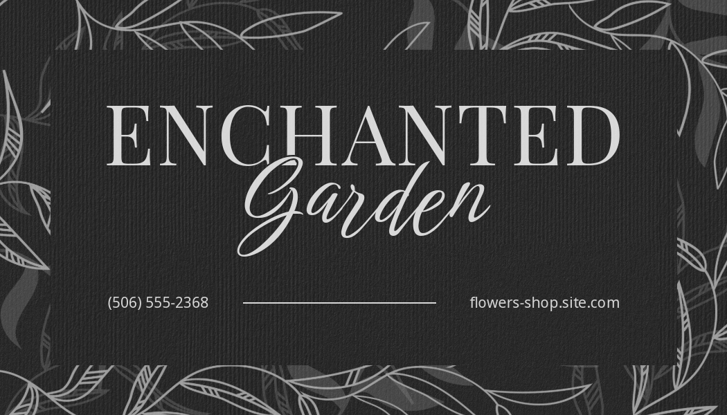 Enchanted Business Card Design