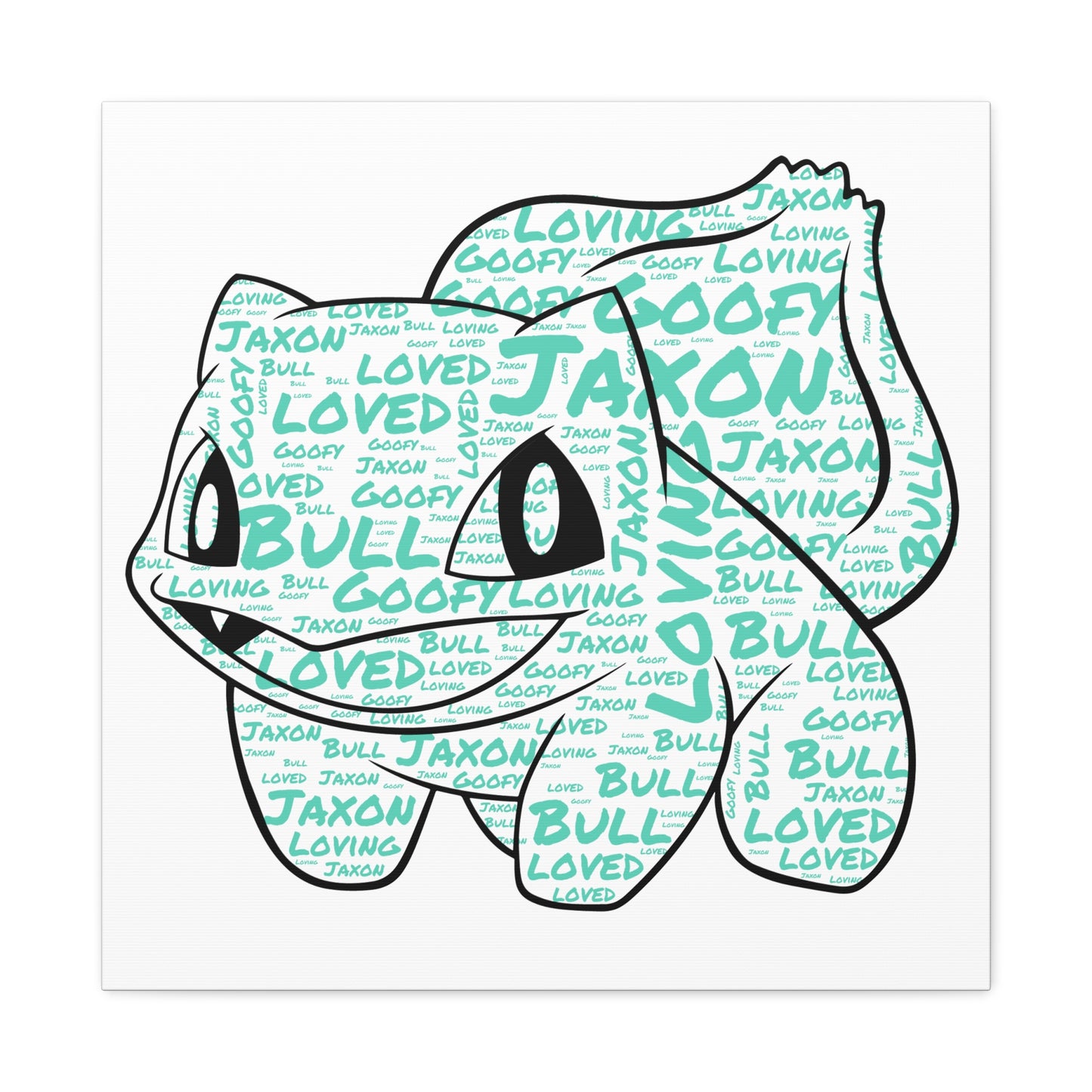 Custom Character Word Art Prints