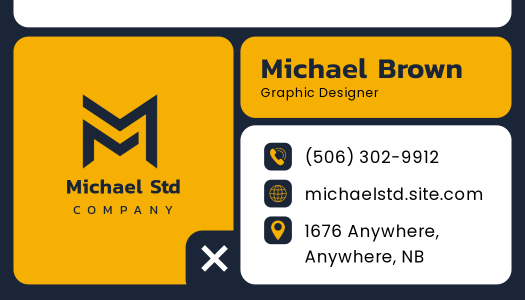 Michael Business Card Design