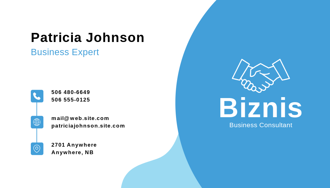 Patricia Business Card Design